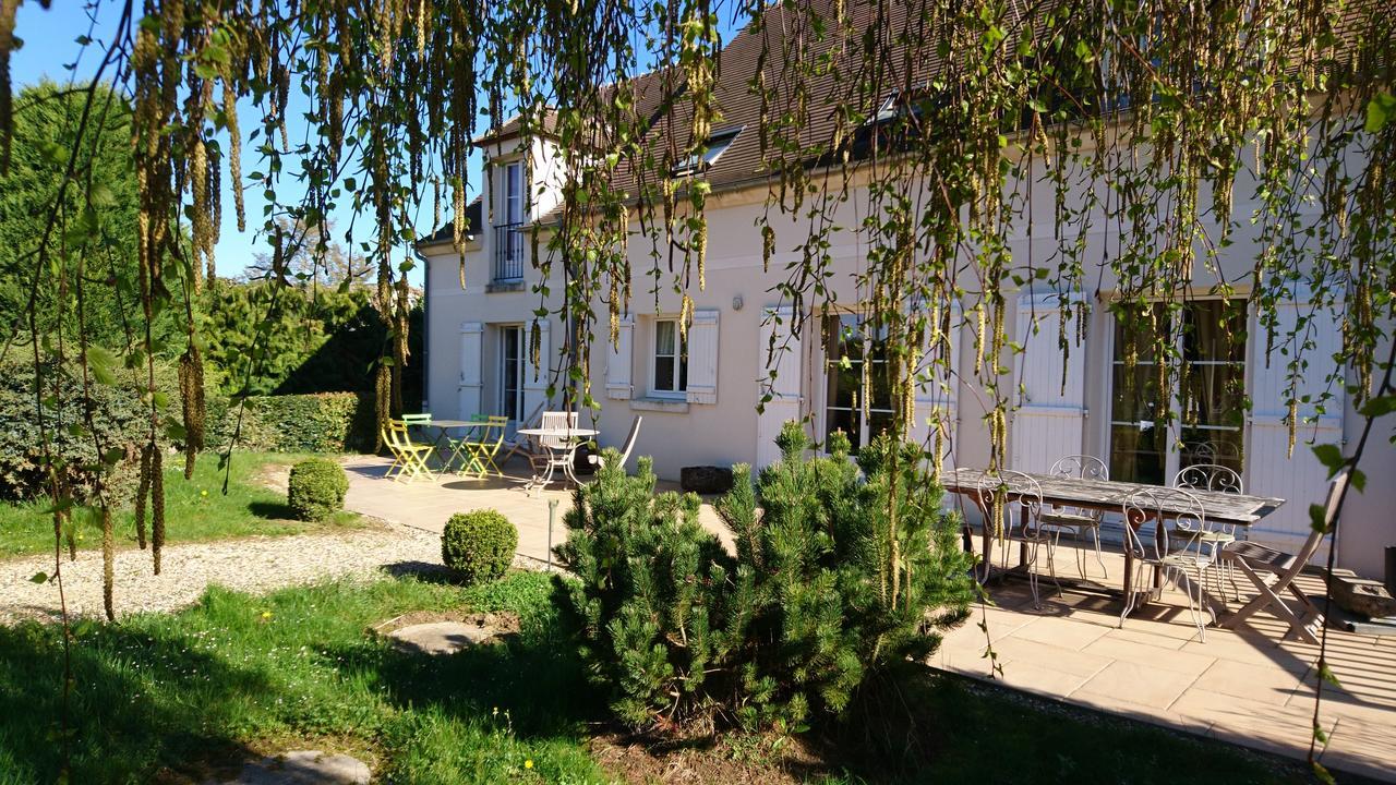 Chambre d'Elisabeth à la Ferme Montépilloy Exterior foto